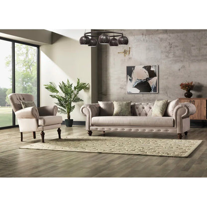 8 Seater Sofa Set: 4 Piece Living Room Set