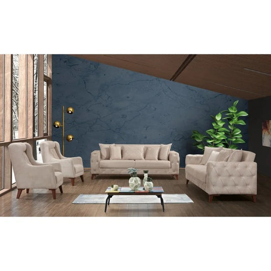 8 Seater Sofa Set: 4 Piece Living Room Set
