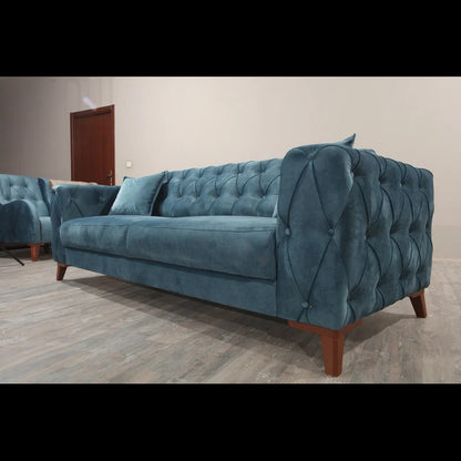 8 Seater Sofa Set: 4 Piece Sleeper Living Room Set