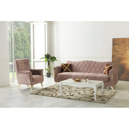 8 Seater Sofa Set: 4 Piece Sleeper Living Room Set