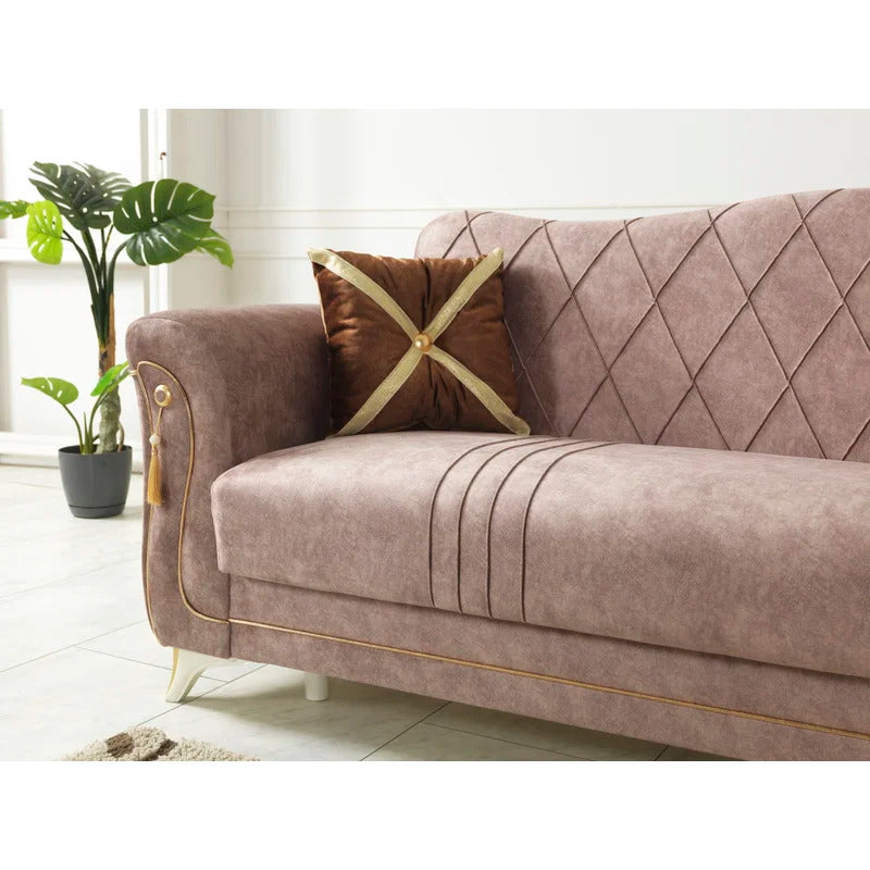 8 Seater Sofa Set: 4 Piece Sleeper Living Room Set
