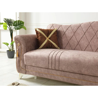8 Seater Sofa Set: 4 Piece Sleeper Living Room Set