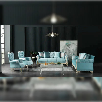 8 Seater Sofa Set 4 Piece Sleeper Living Room Sofa Set