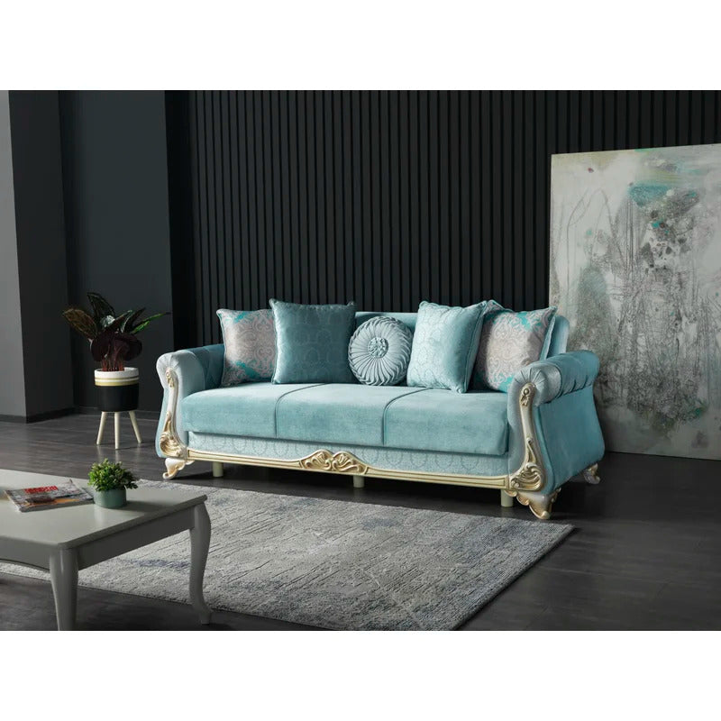 8 Seater Sofa Set: 4 Piece Sleeper Living Room Sofa Set