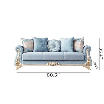 8 Seater Sofa Set 4 Piece Sleeper Living Room Sofa Set