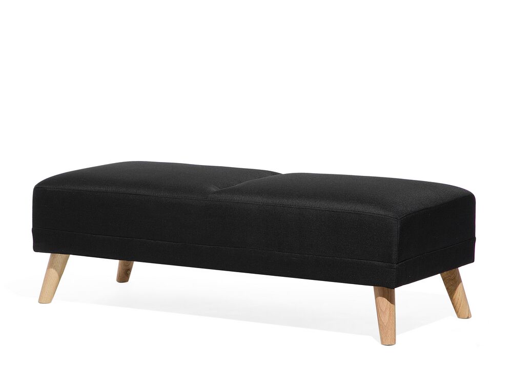 8 Seater Sofa Set: Black Fabric Living Room Sofa Set