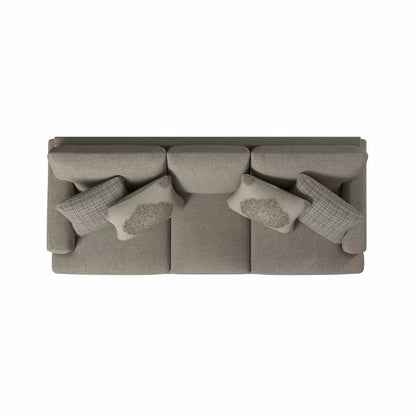 Office Sofa: 90'' Recessed Arm Sofa with Reversible Cushions