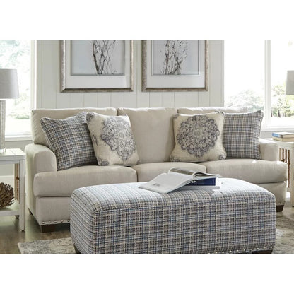 Office Sofa: 90'' Recessed Arm Sofa with Reversible Cushions