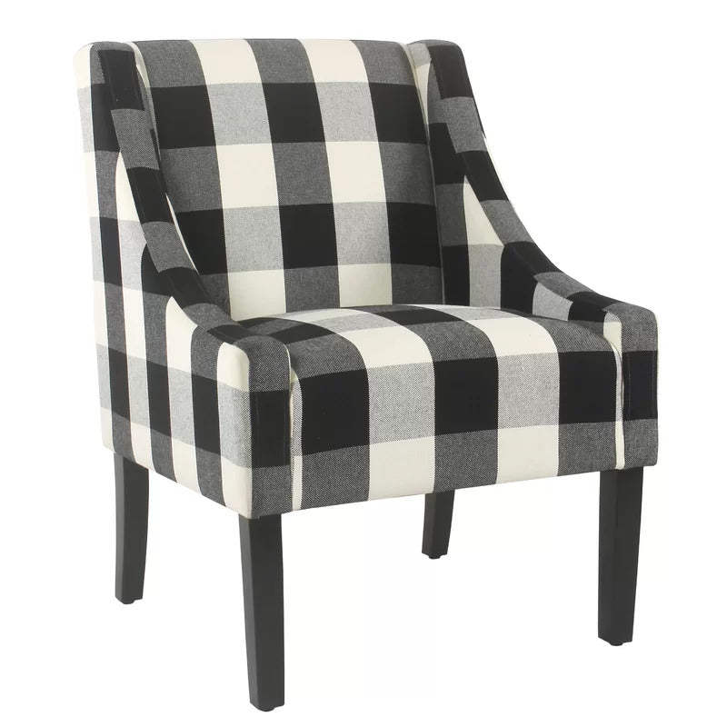 Accent Chair: 24.75'' Wide Cotton Armchair