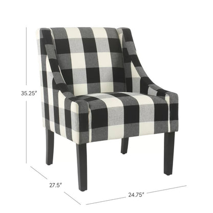 Accent Chair: 24.75'' Wide Cotton Armchair