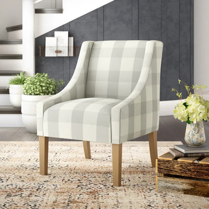Accent Chair: 24.75'' Wide Cotton Armchair