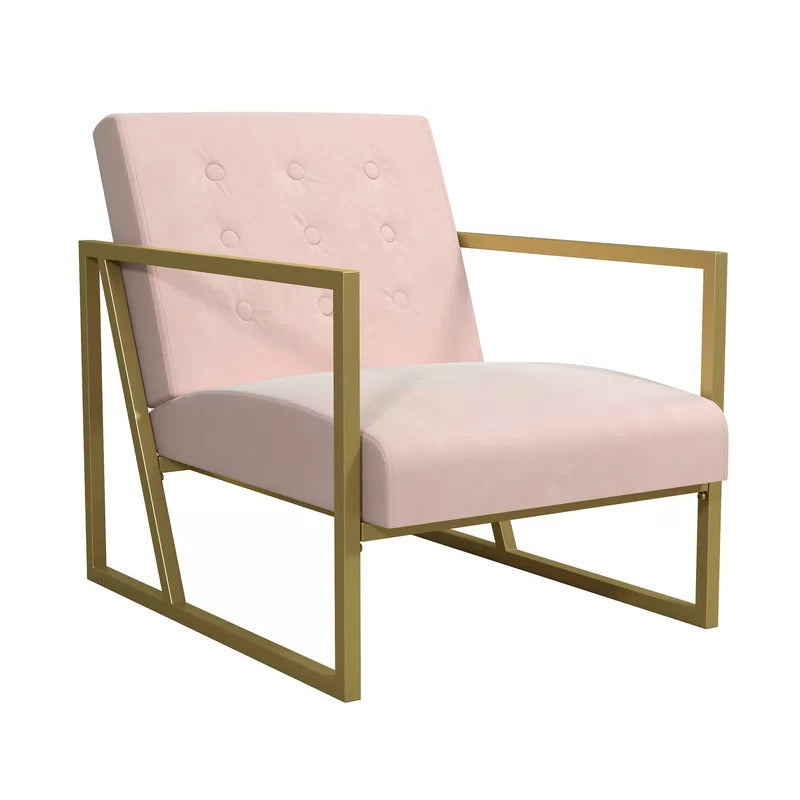 Accent Chair: 25.5'' Wide Tufted Velvet Armchair