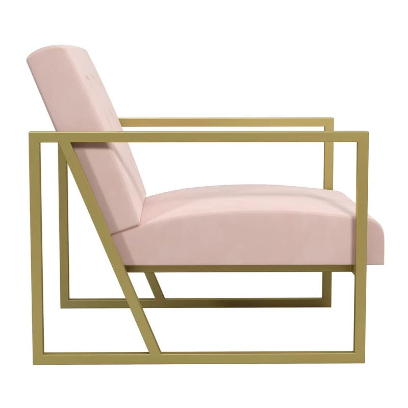 Accent Chair: 25.5'' Wide Tufted Velvet Armchair