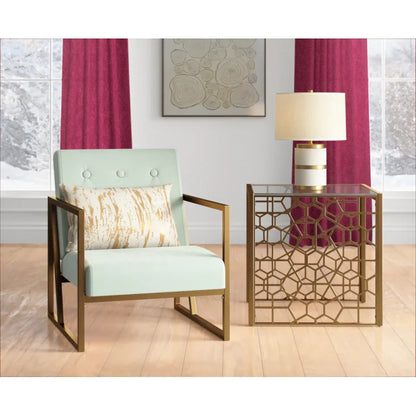 Accent Chair: 25.5'' Wide Tufted Velvet Armchair