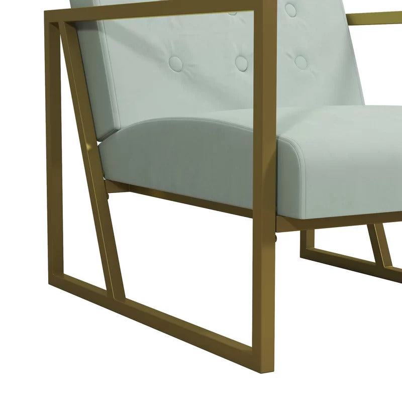 Accent Chair: 25.5'' Wide Tufted Velvet Armchair