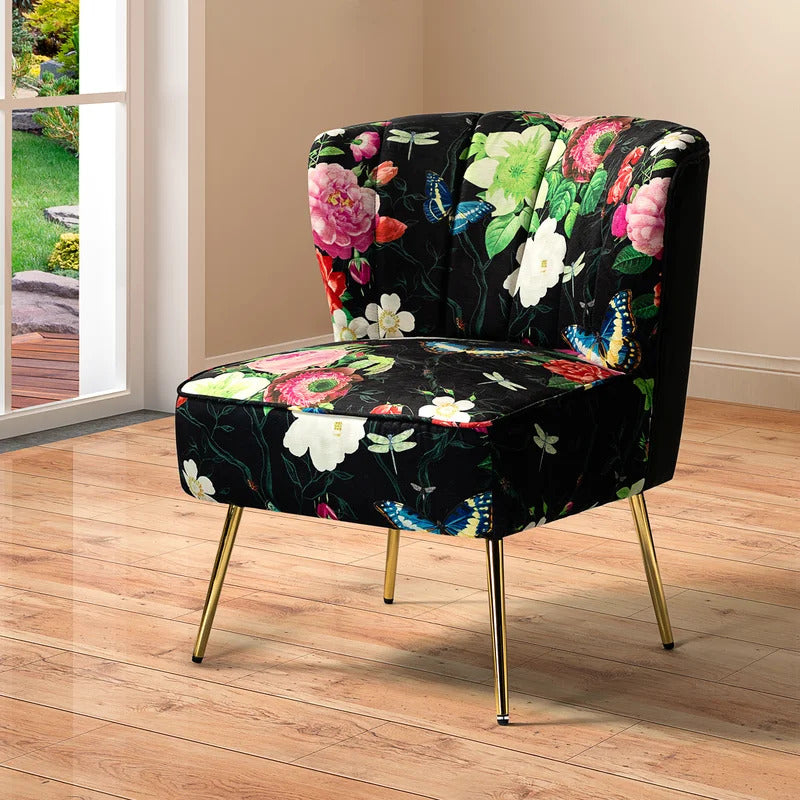 Accent Chair: 26'' Wide Tufted Side Chair