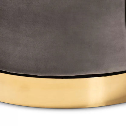 Accent Chair: 27.95'' Wide Velvet Swivel Barrel Chair