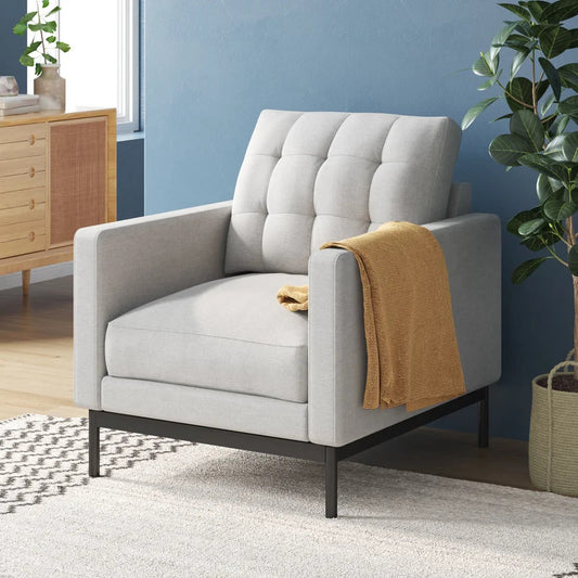Accent Chair: 31.5'' Wide Tufted Armchair