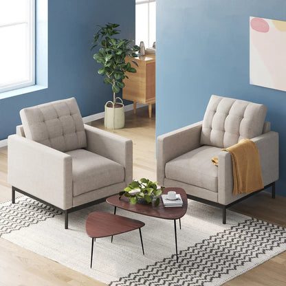 Accent Chair: 31.5'' Wide Tufted Armchair