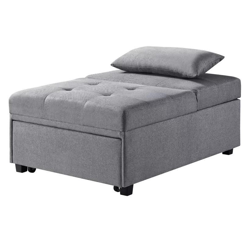 Accent Chair: 31'' Wide Tufted Convertible Chair