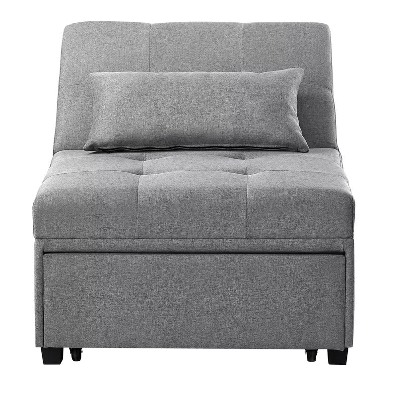 Accent Chair: 31'' Wide Tufted Convertible Chair