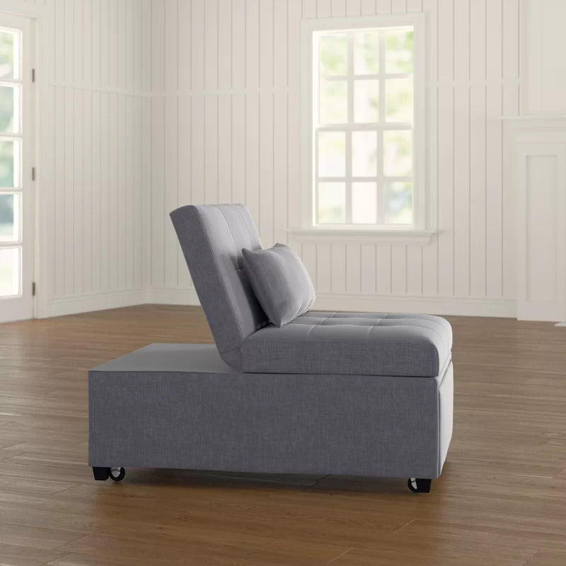 Accent Chair: 31'' Wide Tufted Convertible Chair