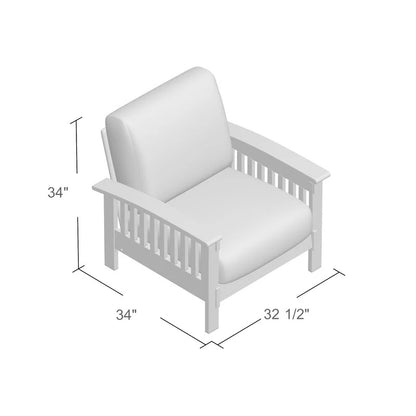 Accent Chair: 32.5'' Wide Armchair