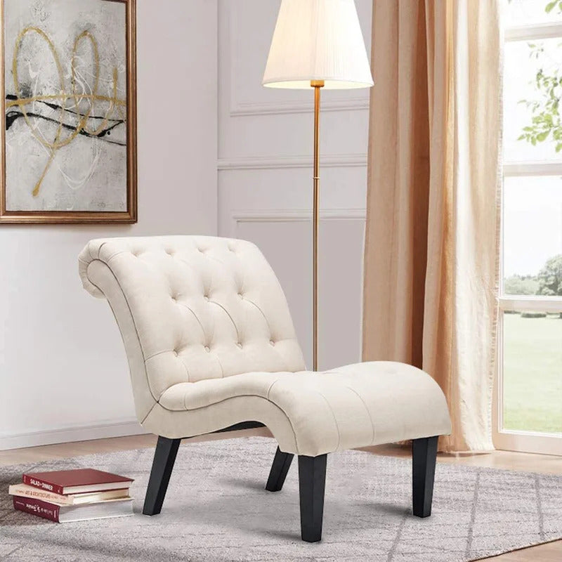 Accent Chair: 32.5'' Wide Tufted Lounge Chair