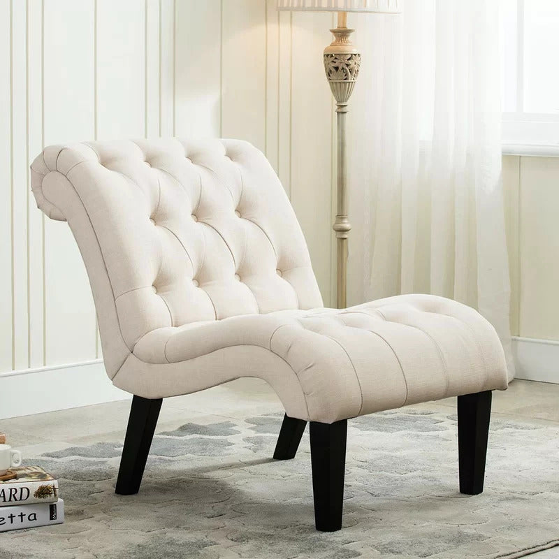 Accent Chair: 32.5'' Wide Tufted Lounge Chair