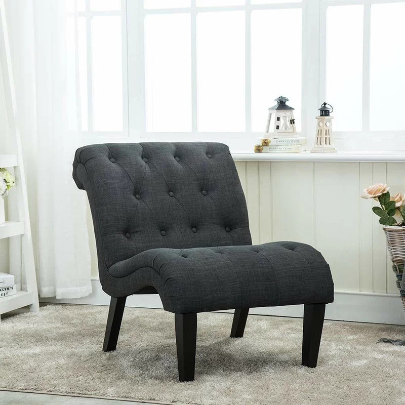 Accent Chair: 32.5'' Wide Tufted Lounge Chair