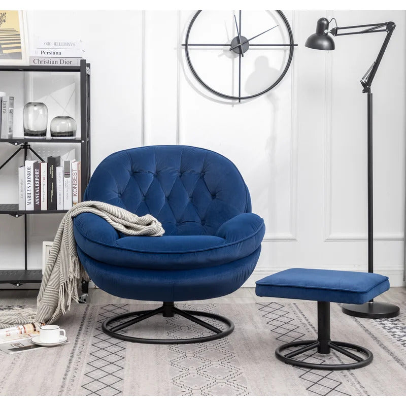 Accent Chair:  32'' Wide Tufted Velvet Chair