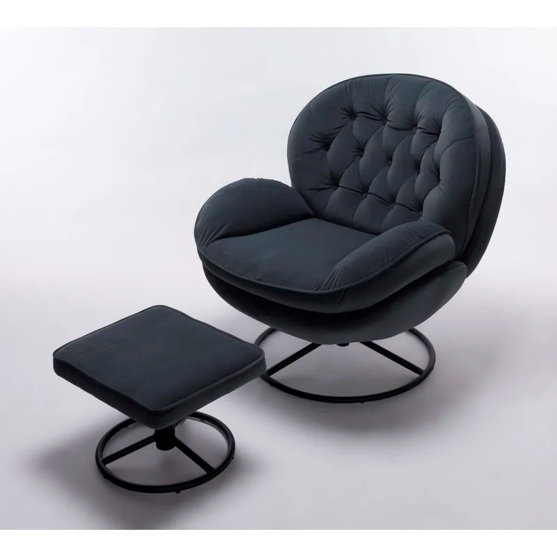 Accent Chair:  32'' Wide Tufted Velvet Chair