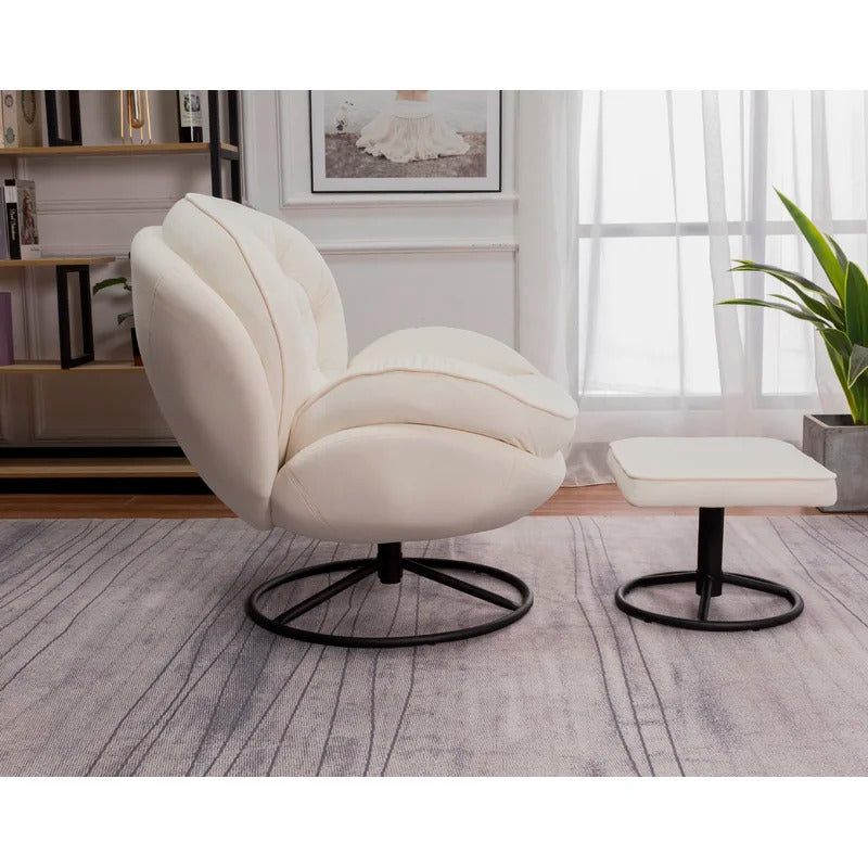 Accent Chair:  32'' Wide Tufted Velvet Chair
