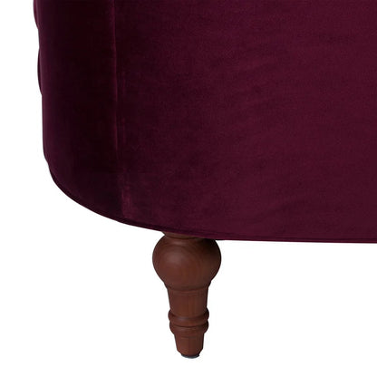Accent Chair: 42'' Wide Tufted Velvet Armchair