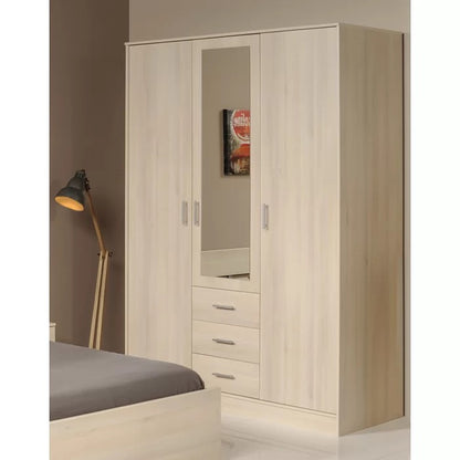Almirah: 3 Door Wardrobe With Mirror