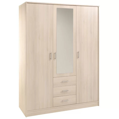Almirah: 3 Door Wardrobe With Mirror