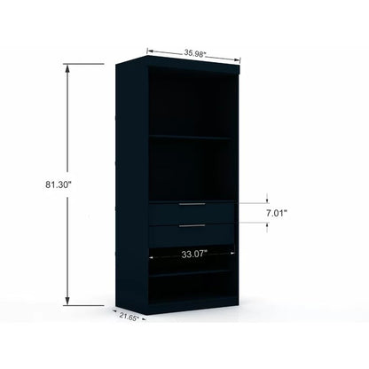 Almirah: Adjustable 8 Shelves Wardrobe