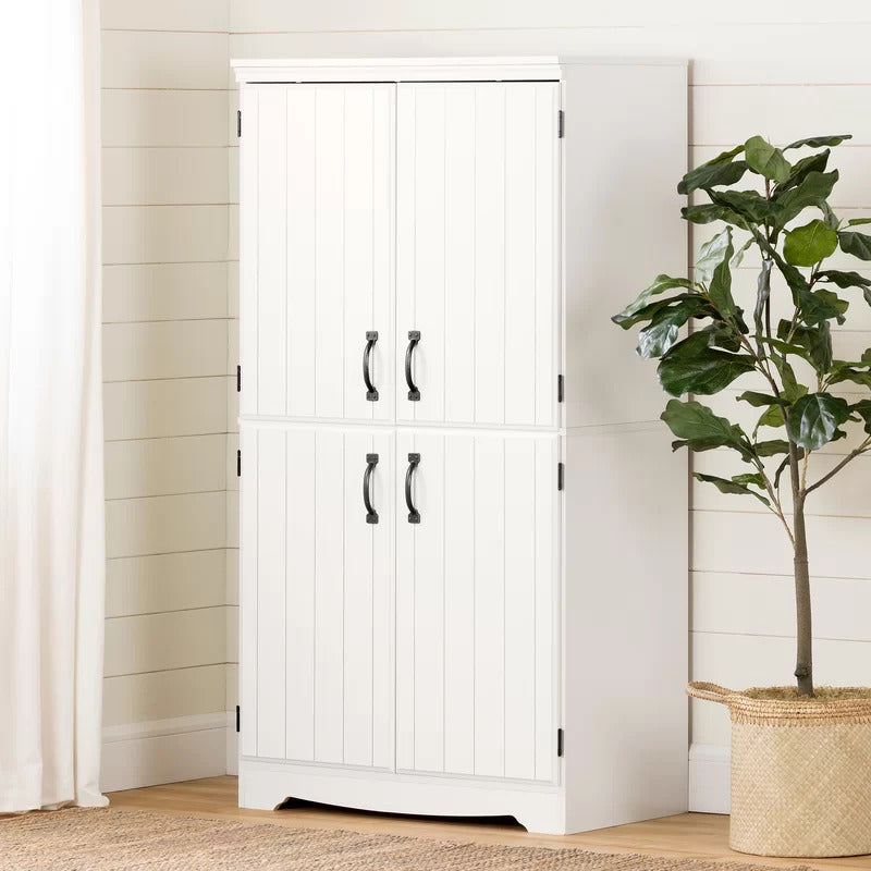 Almirah : Den 4-Door Storage Armoire