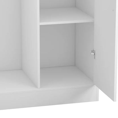 Almirah: Modern White Color Almirah