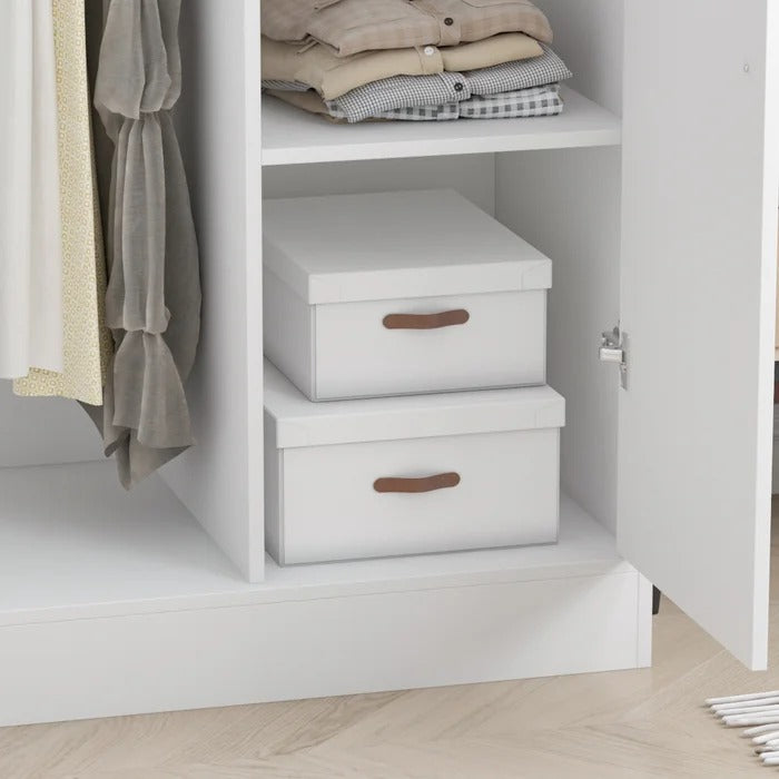 Almirah: Modern White Color Almirah