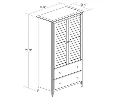 Almirah : NICK Bedroom Armoire