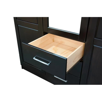 Almirah: Solid Wood Wardrobe With Mirror