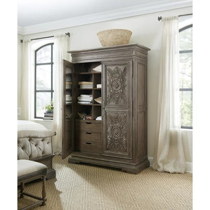 Almirah: Traditional 6 Drawer Brown Almirah