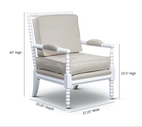 Armchair : Anny  27.75'' Wide Armchair