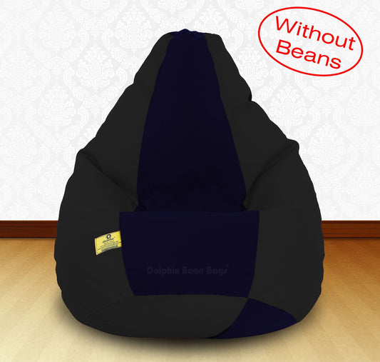 BEAN BAG XXXL BLACK N.BLUE-FABRIC-COVERS WITHOUT BEANS 