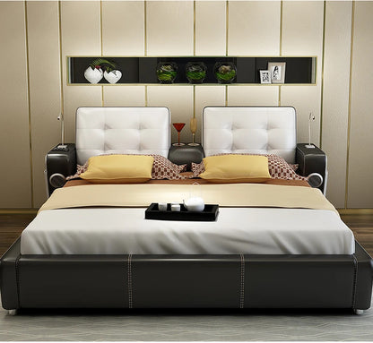 BED: Brand Tech Smart Modern Leatherette Bed