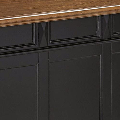 Bar Cabinet: Americana Black Bar Cabinet 