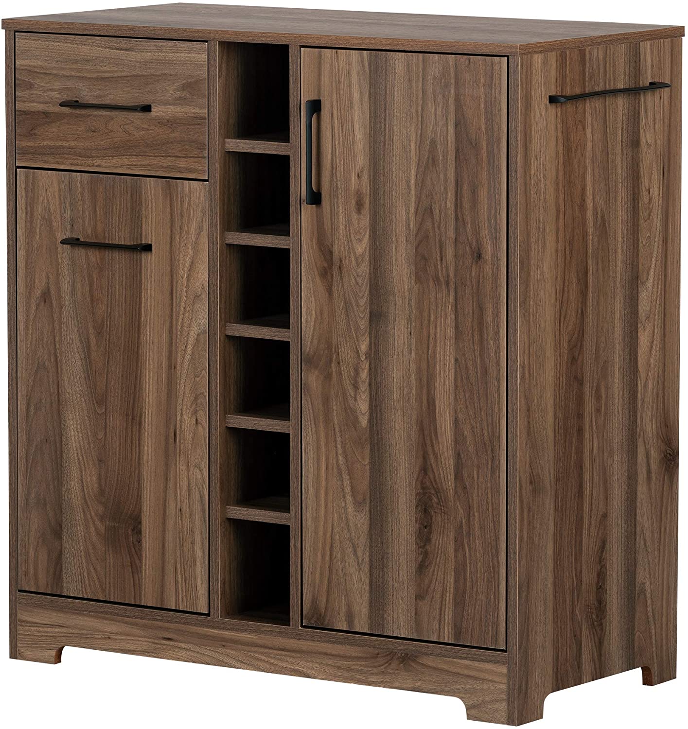 Bar Cabinet: Bar Cabinet with Bottle and Glass Storage