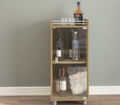 Bar Cabinet: Classic Mini Bar Brown 
