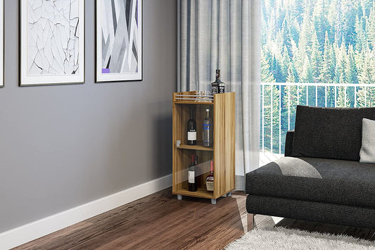 Bar Cabinet: Classic Mini Bar Brown 